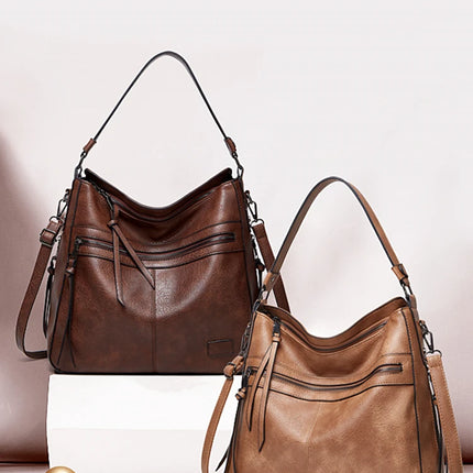 حقيبة كتف بجيوب تنظيمية متعددة