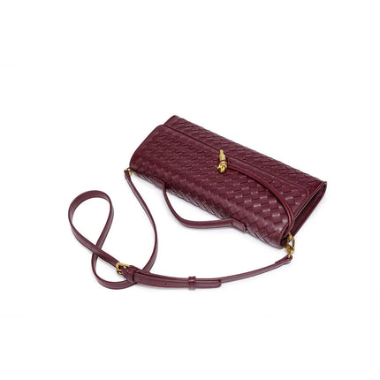 حقيبة أكورديون منسوجة