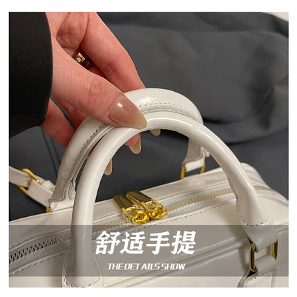 حقيبة يد وكتف بمقابض علوية مزدوجة