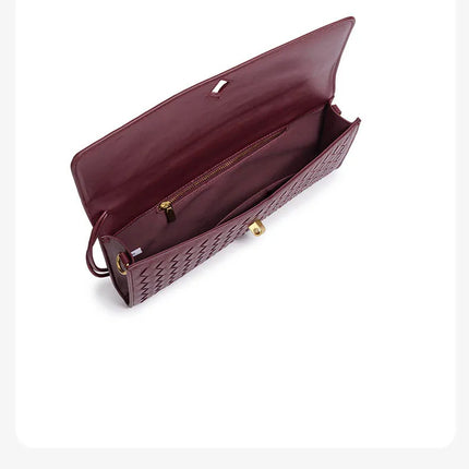 حقيبة أكورديون منسوجة