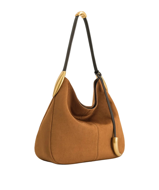 حقيبة كتف بقطعة تزيينية معلقة