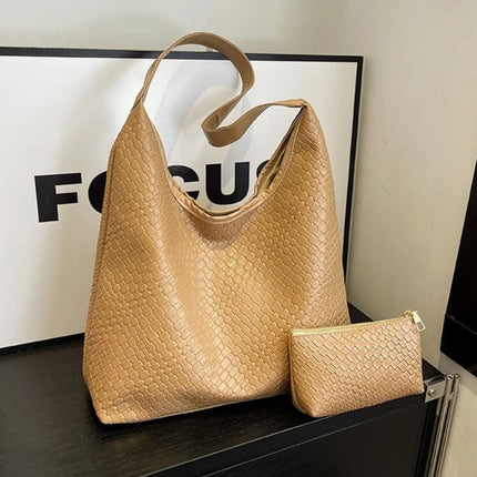 حقيبة كتف بحزام واحد مع محفظة صغيرة